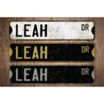 Leah-Name-Sign-Premium-Quality-Rustic-Metal-Sign-Images