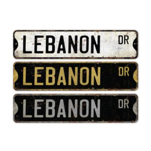 Lebanon-Premium-Quality-Rustic-Metal-Sign-2