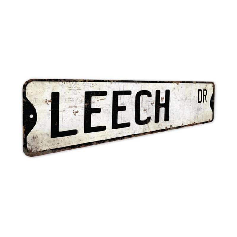 Leech-Premium-Quality-Rustic-Metal-Sign-3