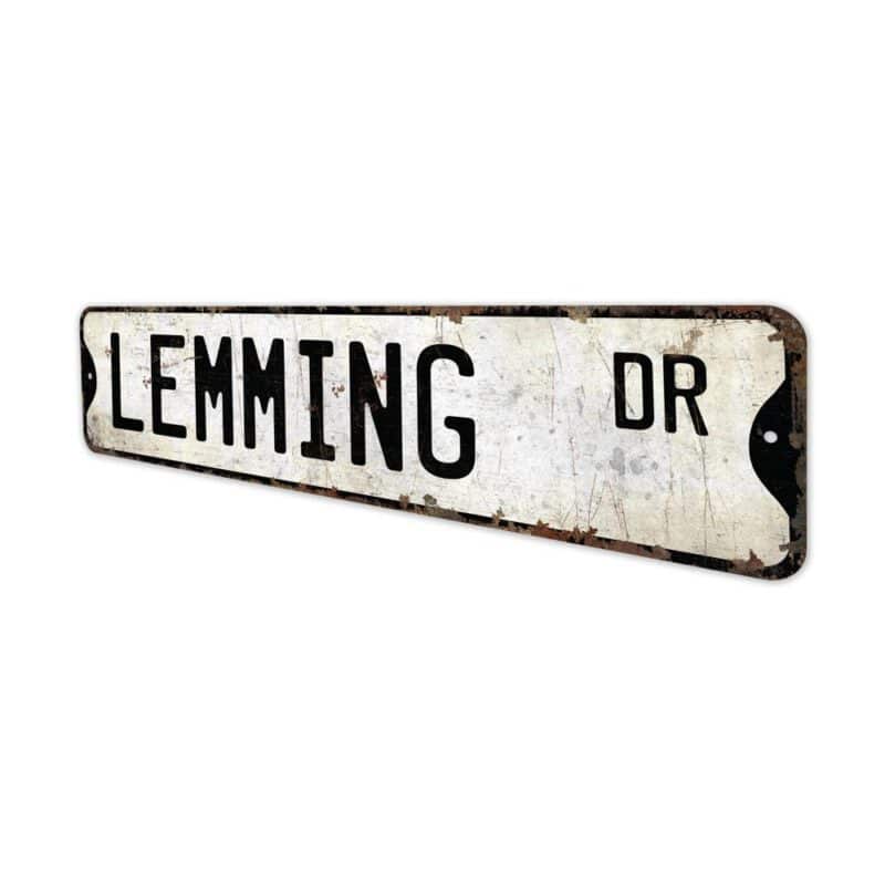 Lemming-Premium-Quality-Rustic-Metal-Sign-4