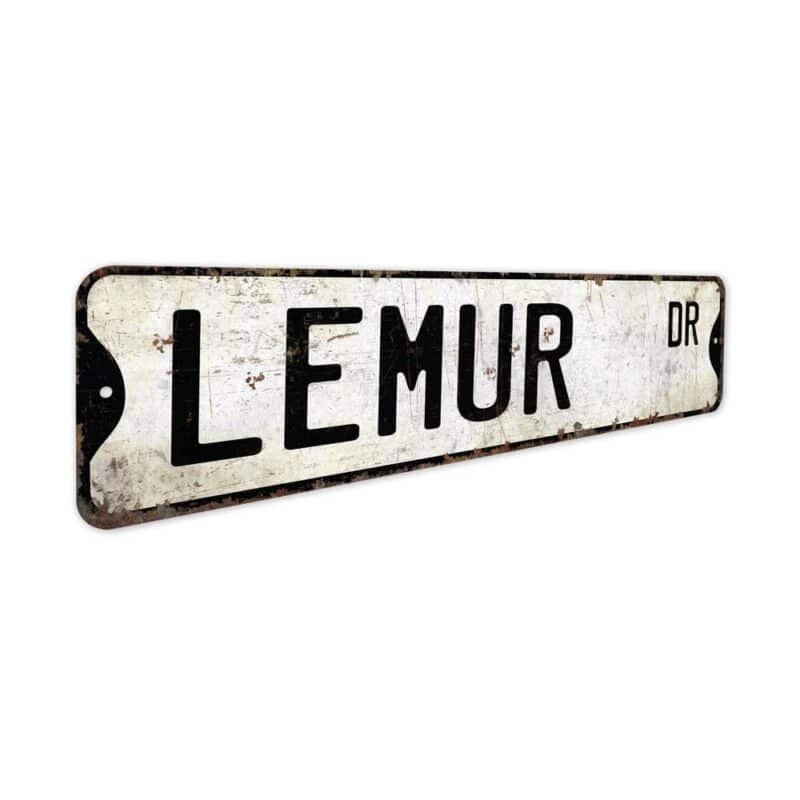 Lemur-Premium-Quality-Rustic-Metal-Sign-3