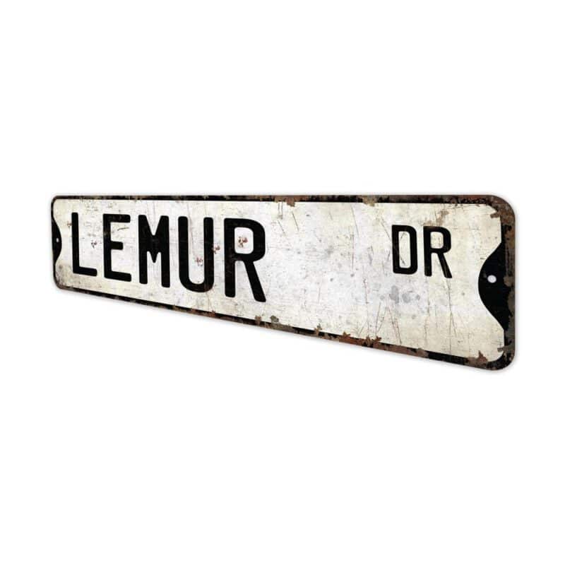 Lemur-Premium-Quality-Rustic-Metal-Sign-4