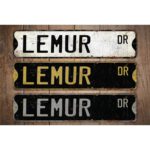 Lemur-Premium-Quality-Rustic-Metal-Sign-Images