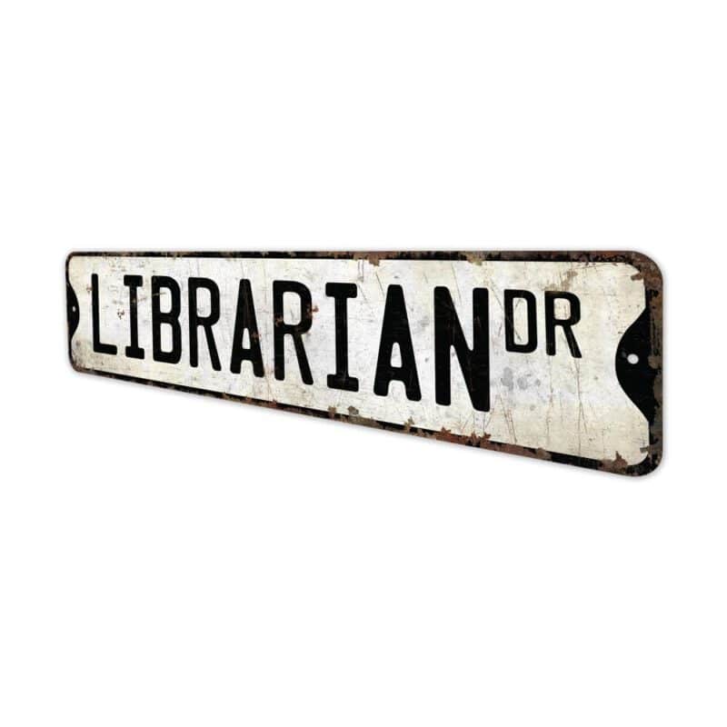 Librarian-Premium-Quality-Rustic-Metal-Sign-4