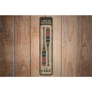 Life-Is-Better-At-The-Lake-Premium-Quality-Rustic-Metal-Sign-Images