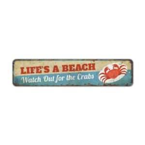 Lifes-A-Beach-Sign-Premium-Quality-Rustic-Metal-Sign-2