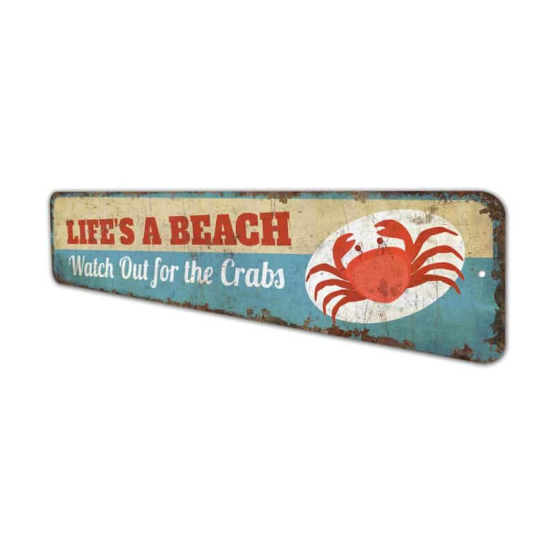 Lifes-A-Beach-Sign-Premium-Quality-Rustic-Metal-Sign-4