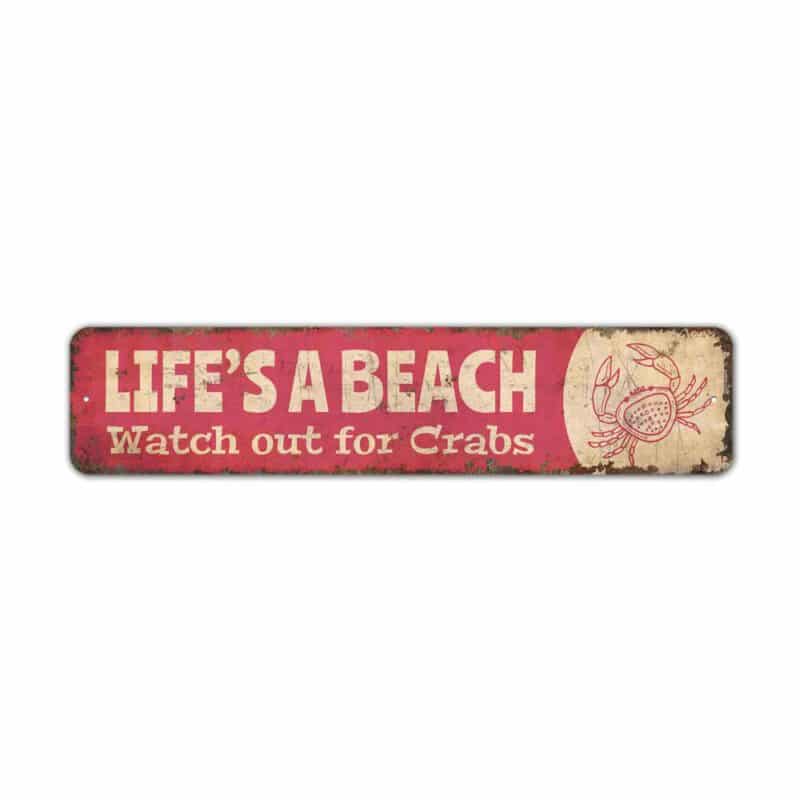 Lifes-a-Beach-Sign-Premium-Quality-Rustic-Metal-Sign-2-1