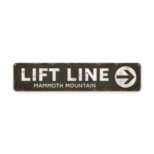 Lift-Line-Premium-Quality-Rustic-Metal-Sign-2