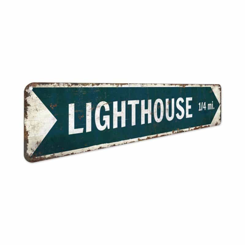 Light-House-Arrow-Sign-Premium-Quality-Rustic-Metal-Sign-3