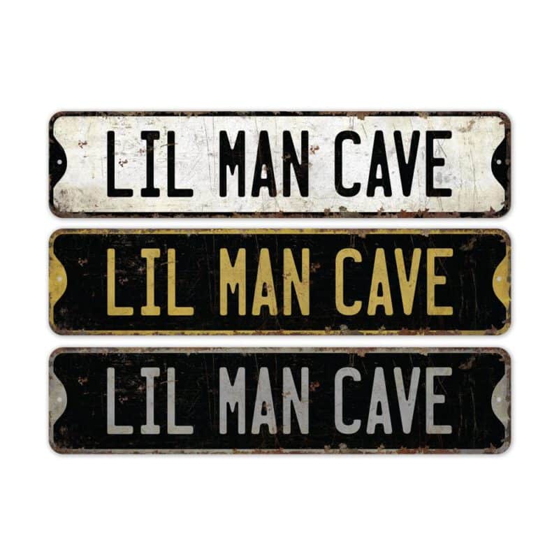 Lil-Man-Cave-Premium-Quality-Rustic-Metal-Sign-2