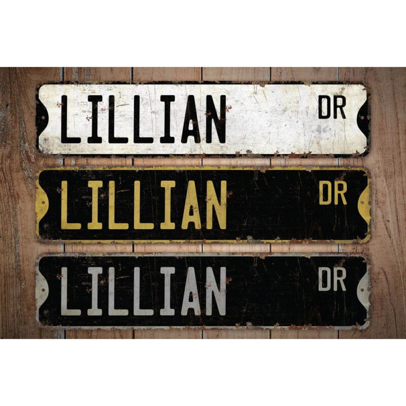 Lillian-Name-Sign-Premium-Quality-Rustic-Metal-Sign-Images