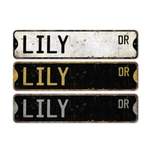 Lily-Name-Sign-Premium-Quality-Rustic-Metal-Sign-2