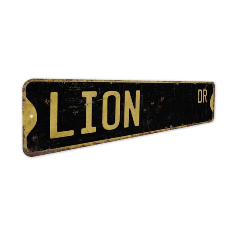 Lion-Premium-Quality-Rustic-Metal-Sign-5