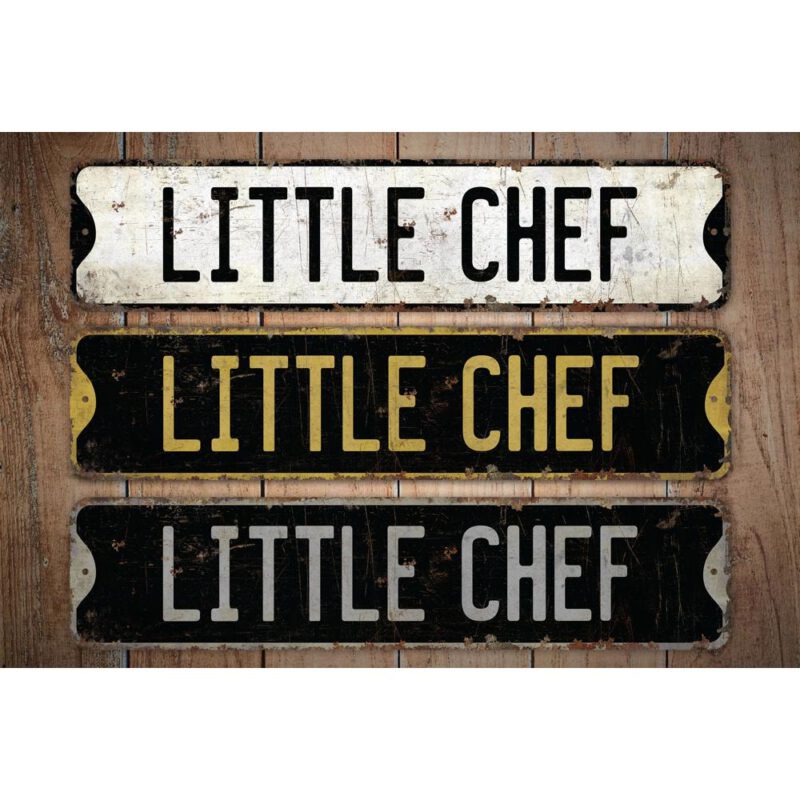 Little-Chef-Premium-Quality-Rustic-Metal-Sign-Images