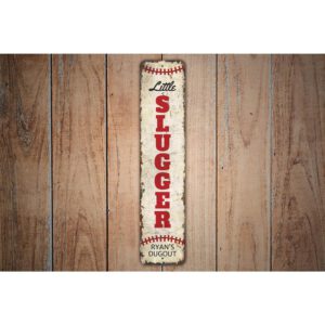 Little-Slugger-Sign-Premium-Quality-Rustic-Metal-Sign-Images