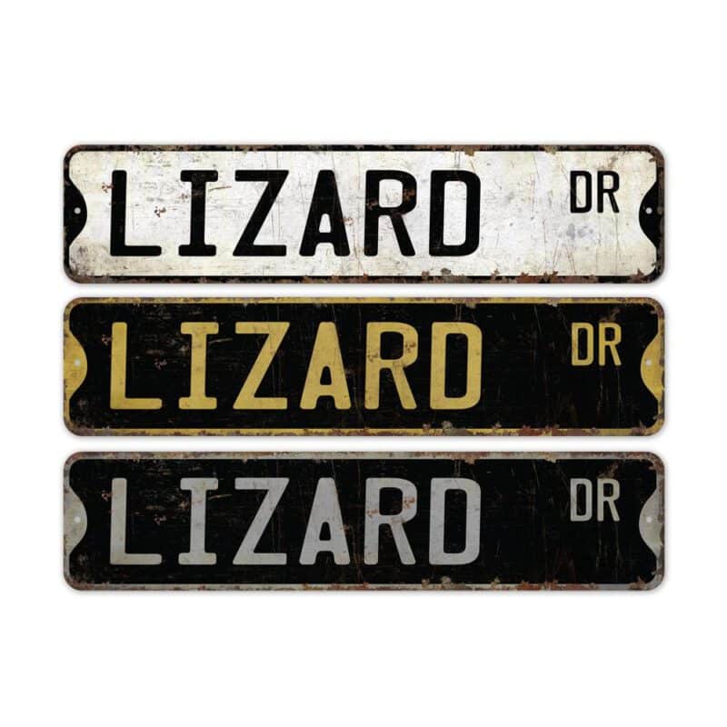 Lizard-Premium-Quality-Rustic-Metal-Sign-2