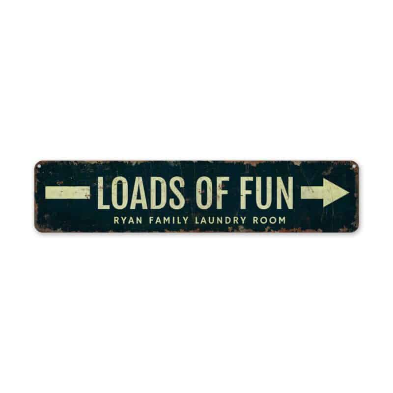 Loads-of-Fun-Laundry-Premium-Quality-Rustic-Metal-Sign-2