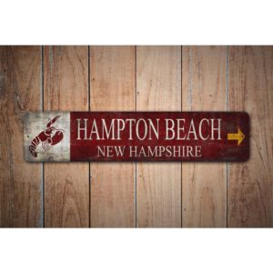 Lobster-Hampton-Beach-Premium-Quality-Rustic-Metal-Sign-Images