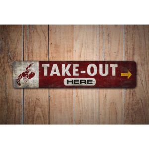 Lobster-Take-Out-Premium-Quality-Rustic-Metal-Sign-Images