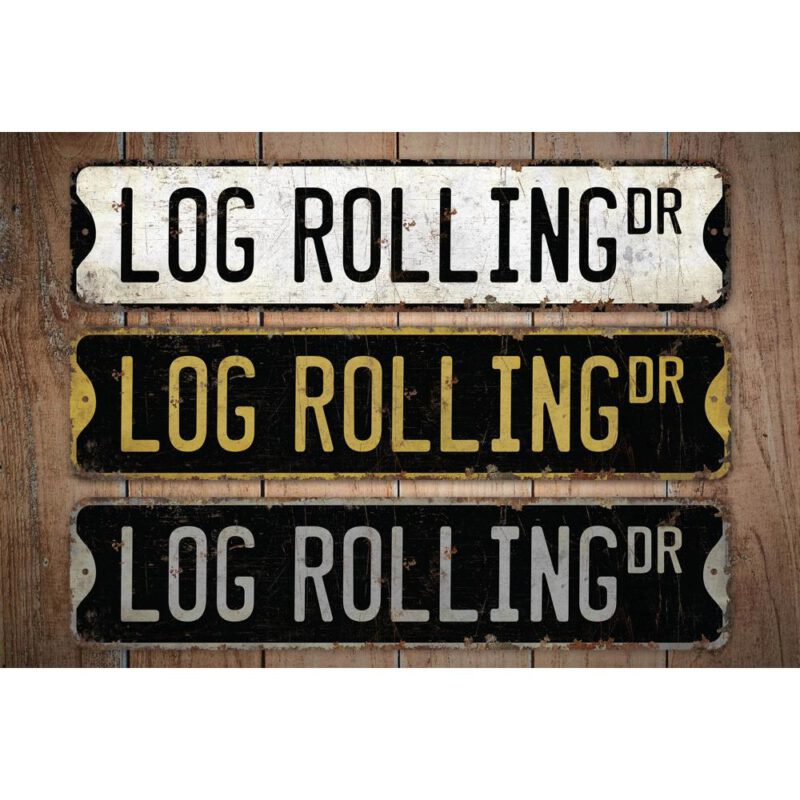 Log-Rolling-Premium-Quality-Rustic-Metal-Sign-Images