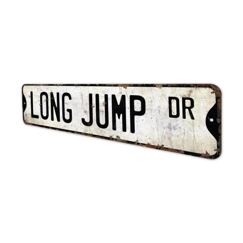 Long-Jump-Premium-Quality-Rustic-Metal-Sign-4