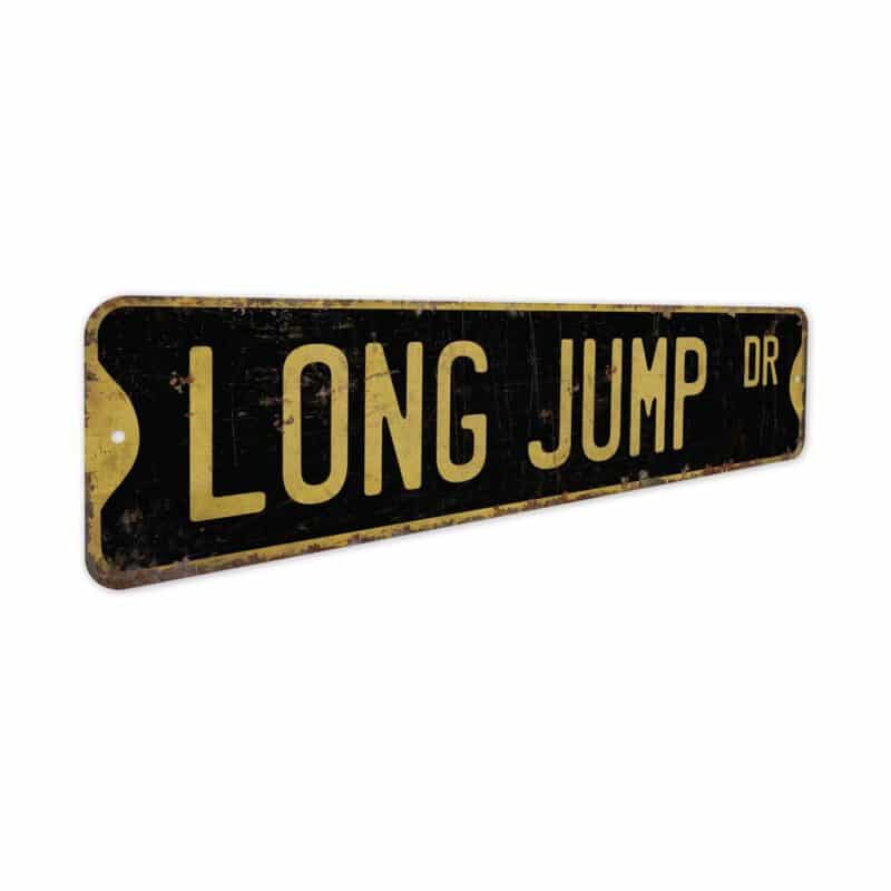 Long-Jump-Premium-Quality-Rustic-Metal-Sign-5