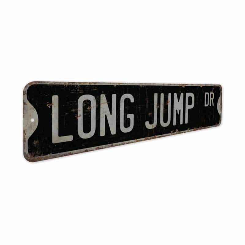 Long-Jump-Premium-Quality-Rustic-Metal-Sign-7