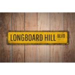 Longboard-Hill-Sign-Premium-Quality-Rustic-Metal-Sign-Images