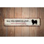 Love-And-German-Spitz-Premium-Quality-Rustic-Metal-Sign-Images