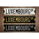 Luxembourg-Premium-Quality-Rustic-Metal-Sign-Images