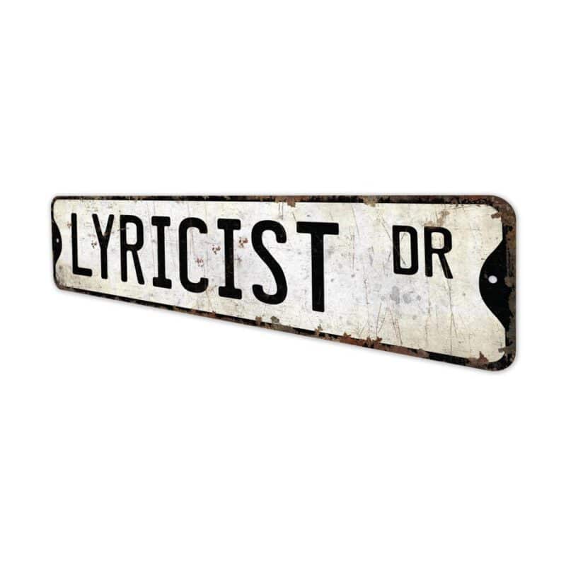 Lyricist-Premium-Quality-Rustic-Metal-Sign-4