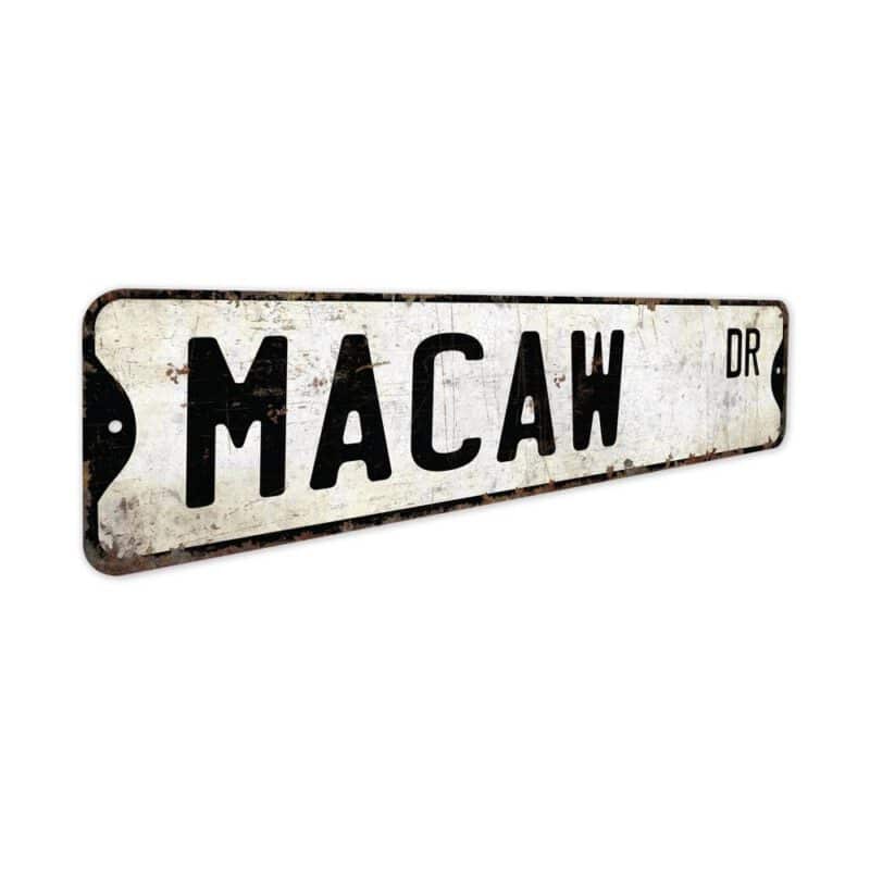 Macaw-Premium-Quality-Rustic-Metal-Sign-3