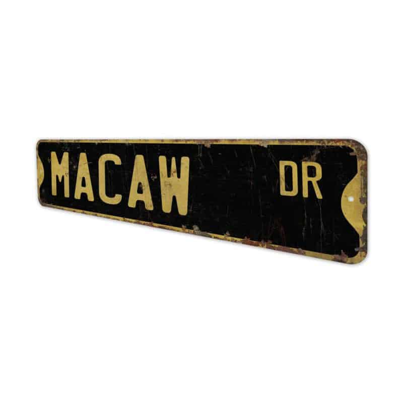 Macaw-Premium-Quality-Rustic-Metal-Sign-6