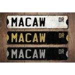 Macaw-Premium-Quality-Rustic-Metal-Sign-Images