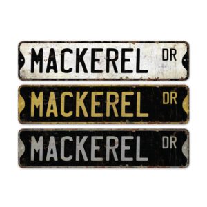 Mackerel-Premium-Quality-Rustic-Metal-Sign-2