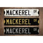 Mackerel-Premium-Quality-Rustic-Metal-Sign-Images