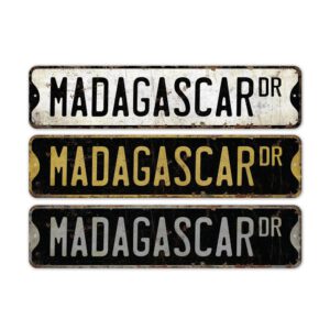 Madagascar-Premium-Quality-Rustic-Metal-Sign-2