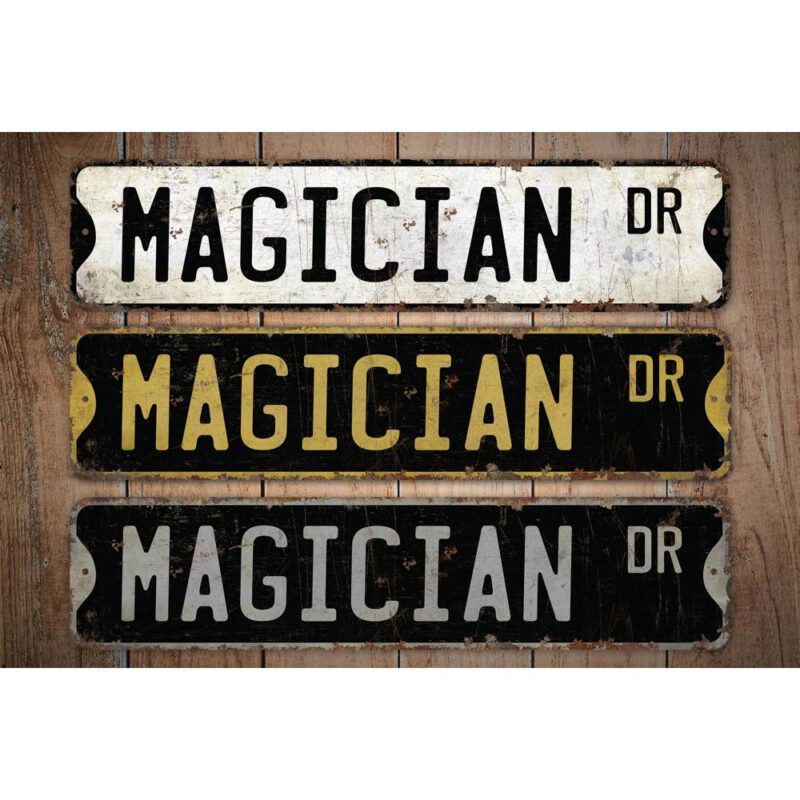 Magician-Premium-Quality-Rustic-Metal-Sign-Images