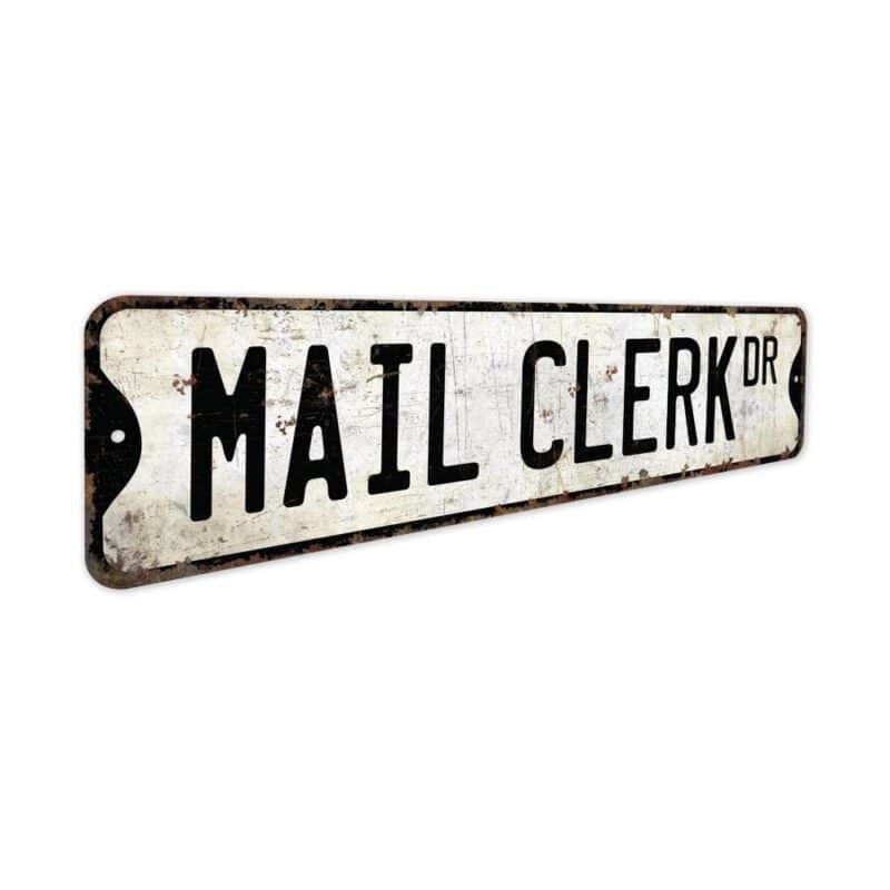 Mail-Clerk-Premium-Quality-Rustic-Metal-Sign-3