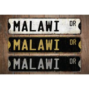 Malawi-Premium-Quality-Rustic-Metal-Sign-Images