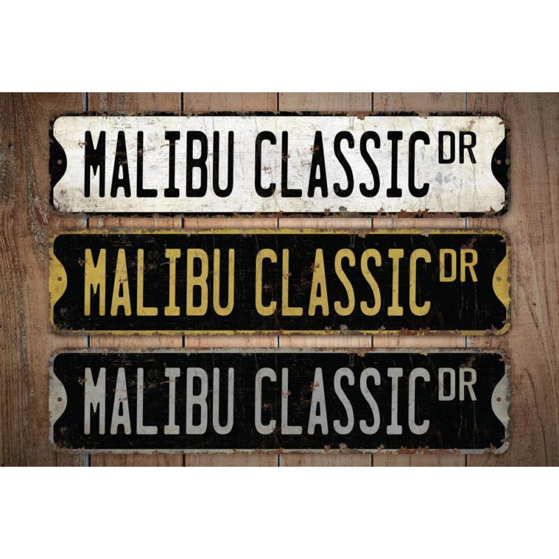 Malibu-Classic-Premium-Quality-Rustic-Metal-Sign-Images