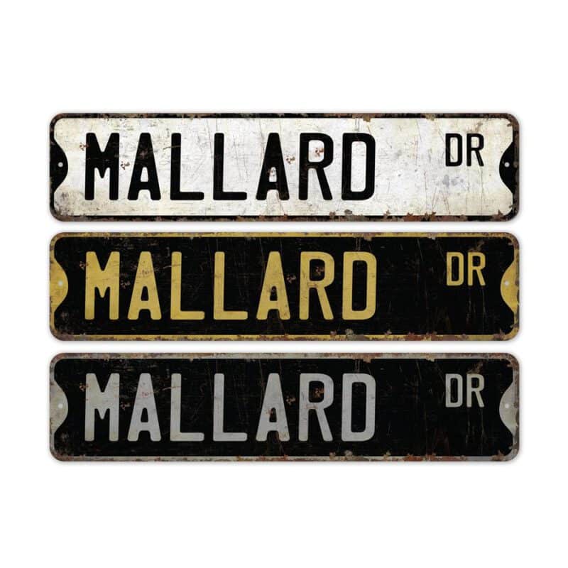 Mallard-Premium-Quality-Rustic-Metal-Sign-2