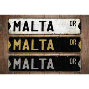 Malta-Premium-Quality-Rustic-Metal-Sign-Images