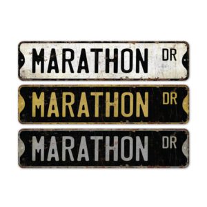 Marathon-Sign-Premium-Quality-Rustic-Metal-Sign-2