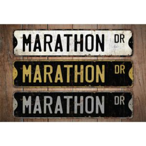 Marathon-Sign-Premium-Quality-Rustic-Metal-Sign-Images