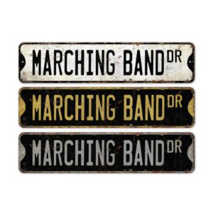 Marching-Band-Sign-Premium-Quality-Rustic-Metal-Sign-2