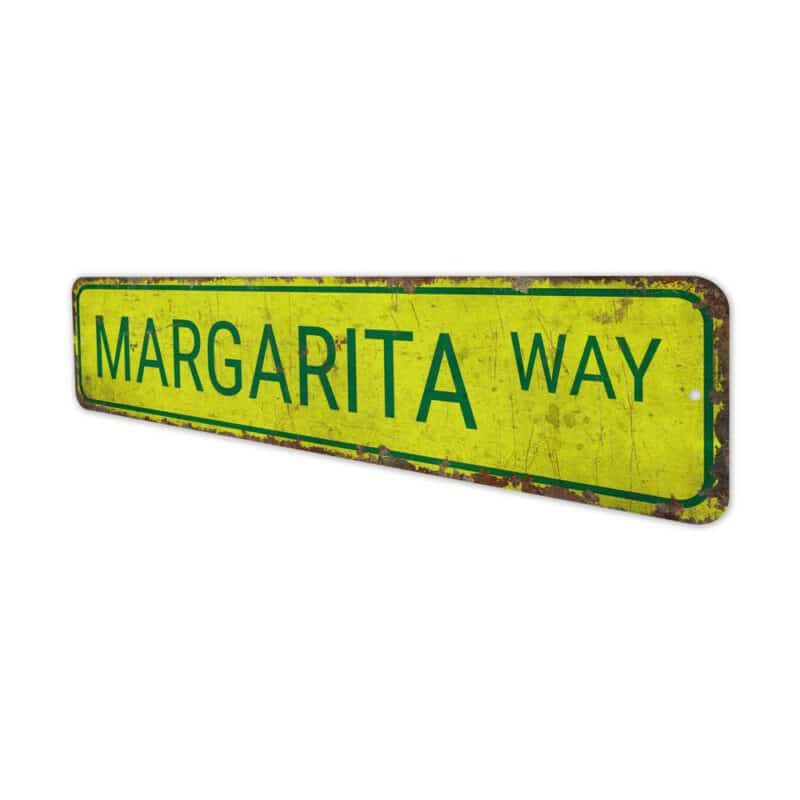 Margarita-Road-Sign-Premium-Quality-Rustic-Metal-Sign-4