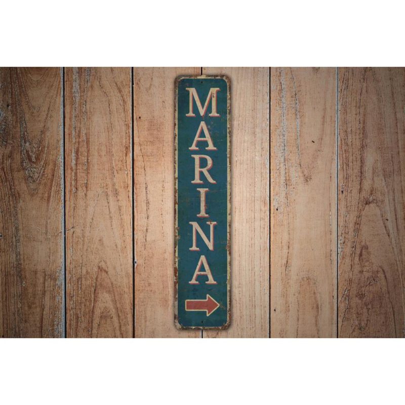 Marina-Direction-Premium-Quality-Rustic-Metal-Sign-Images