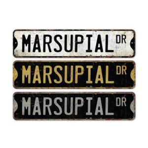 Marsupial-Premium-Quality-Rustic-Metal-Sign-2